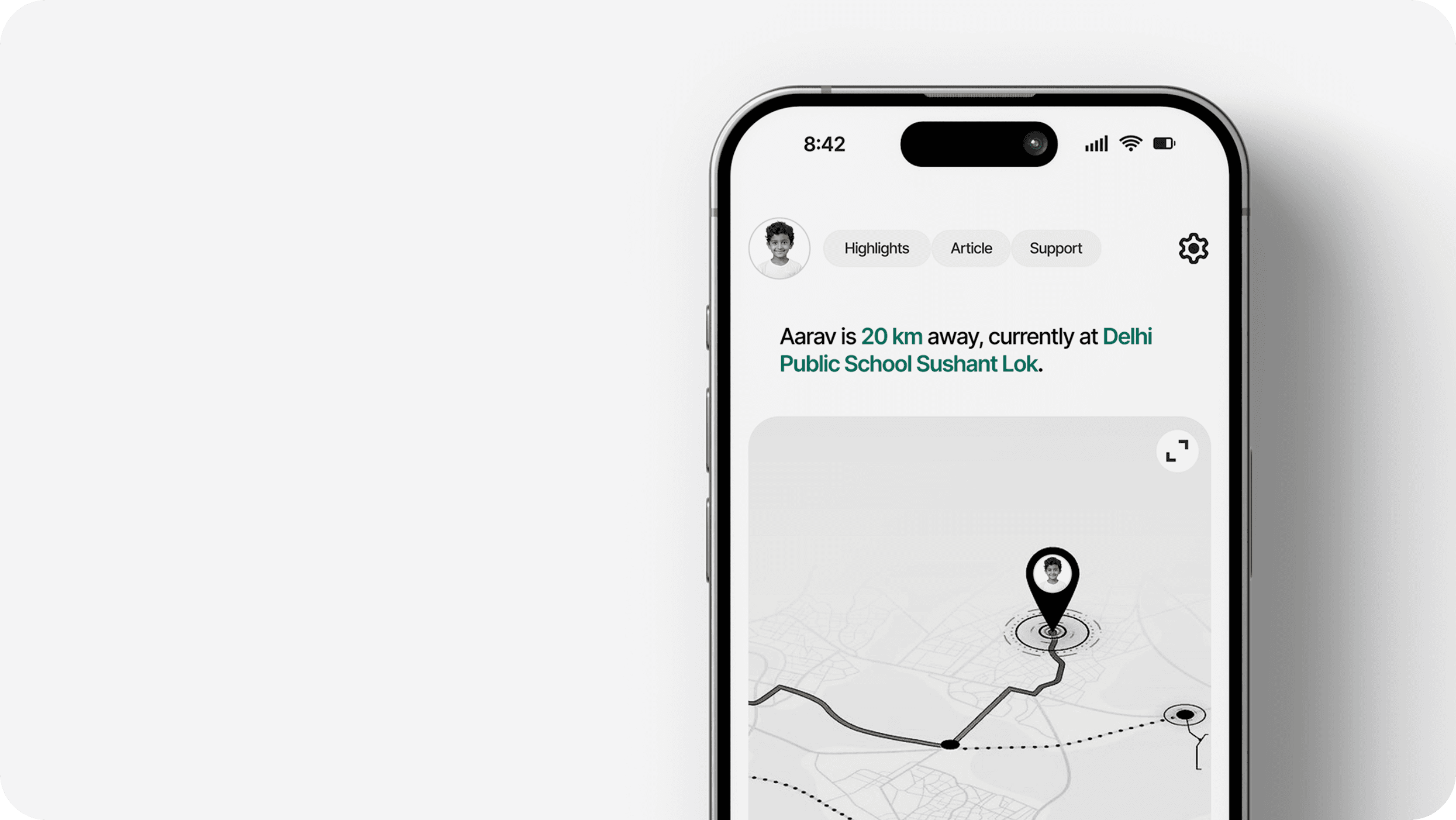 Live location sharing