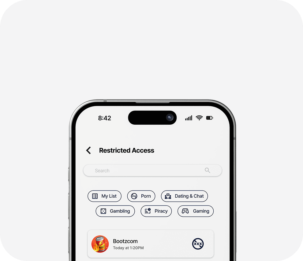Automatically filter harmful or mature content