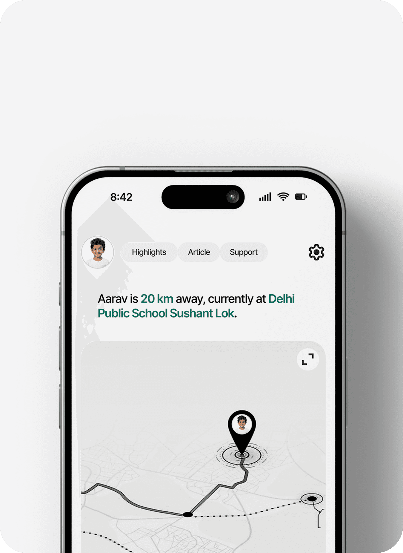 Live location sharing